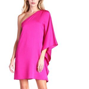 VICI Hot PINK Size M Cocktail Drape Dress